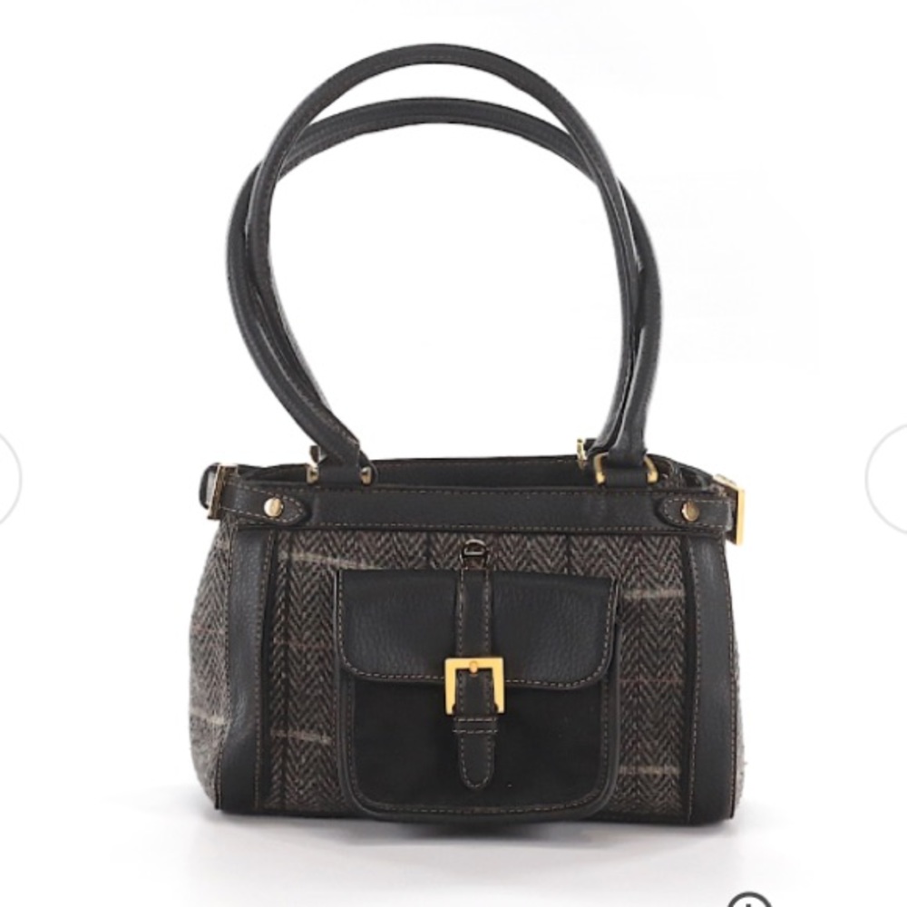 Etienne Aigner Shoulder Bag Tote-Black-Like New